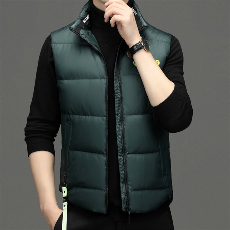 CSMJ79001钱塘2020-2中年男士时尚休闲简约冬季厚款羽绒马甲P117,男装背心/马甲,钱塘207-2