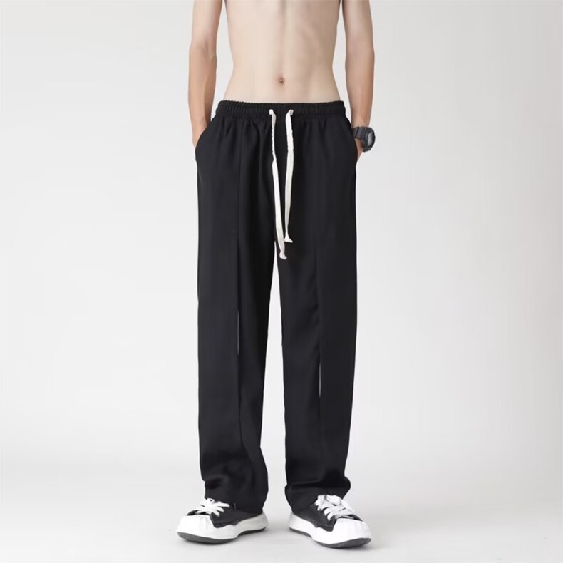 秋新款男士西裤男宽松直筒休闲裤韩版日系百搭纯色长裤X338P35,男装休闲裤,星座1116-2