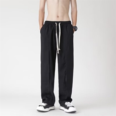 秋新款男士西裤男宽松直筒休闲裤韩版日系百搭纯色长裤X338P35，男装休闲裤，星座1116-2