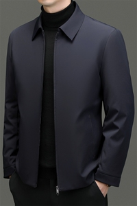 C9709钱塘2020-2商务休闲新款简约百搭冬季中年男士羽绒服P245图片