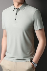 时尚衬衫短袖商务休闲百搭翻领POLO衫中青年男装夏季HXF520-P73，男装Polo衫，星座1105-3