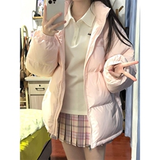 1506-1/M78031/P82法式温柔风粉色立领宽松棉服外套，男装棉衣，星座1506-1