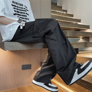 夏季新款潮牌宽松直筒工装裤大口袋休闲冲锋裤男 现货 K7929-P45图片