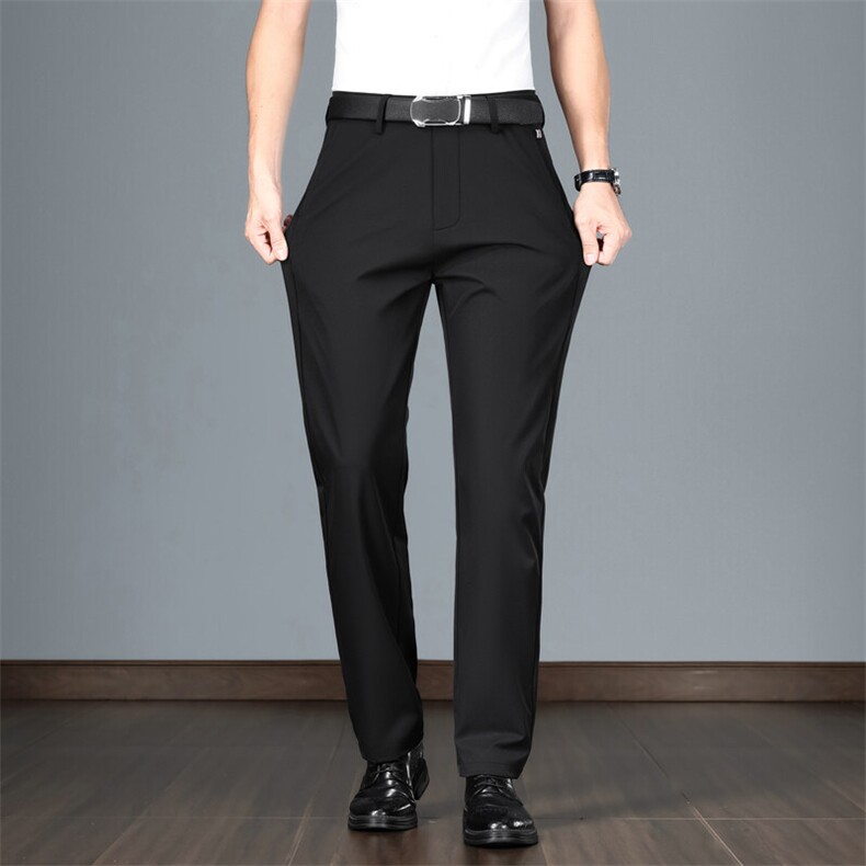 夏季男式休闲裤弹力夏季薄款男装长裤潮流百搭青年裤子男6988外贸，男装西裤，星座224-3