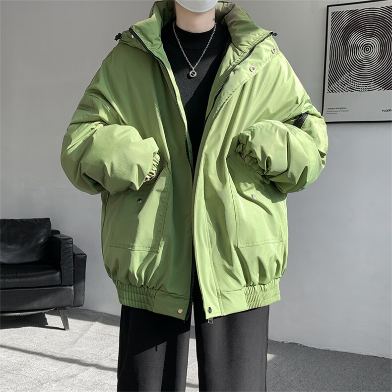棉服男冬季新款港风宽松连帽棉衣MF9006-P90,男装棉衣,星座214-3