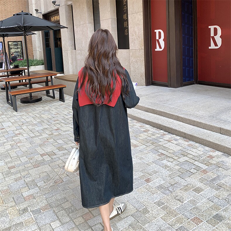 新款f现货主推披肩牛仔连衣裙9880-P145-K198,女装连衣裙,2C129