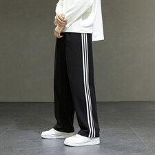 22/秋冬新款港风运动裤潮牌休闲裤潮流男裤直筒拖地裤子男士K186，男装休闲裤，星座815-2