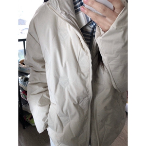 现货 美式棉衣男冬季加厚菱形格棉服ins情侣宽松棉袄外套WL10-P88图片