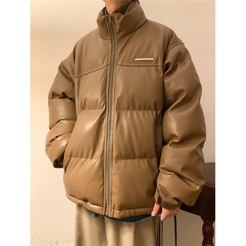 2022冬季新款立领宽松皮棉衣男百搭棉服XZ518-2-MY70,男装棉衣,四季星座518-2