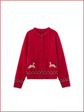 2025年秋季时尚百搭通勤简约休闲女士羊毛衫开衫，女装羊毛衫，哲奥羊绒