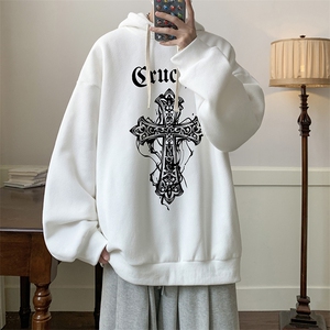 连帽卫衣男大码运动服帽衫外套WY2268-P35 加绒款-P40图片