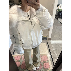 1506A/G78770/P94毛毛棉服外套加厚宽松时尚百搭棉衣图片