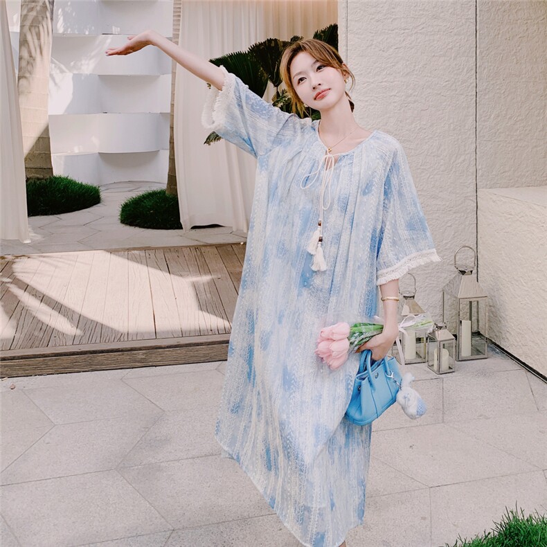 现货新款宽松连衣裙浙宝217-1008-135-189,女装连衣裙,浙宝217