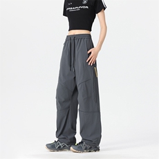 春夏美冲锋裤男户外机能风登山运动裤高街设计感休闲裤AK0251-P53，男装休闲裤，星座308B-2