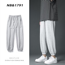 主推有大码(S-5XL）夏季薄款宽松休闲卫裤九分裤男A01特P25-限48，男装休闲裤，电商B377