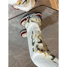 【有货】B07CC-特P50火焰蕾丝牛仔裤男美式高街vibe微喇裤子，男装牛仔裤，星座1007（原301D）