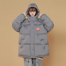 2025冬装加厚棉衣女宽松棉服连帽面包服棉袄外套3332-P100-控148，男装棉衣，星座207
