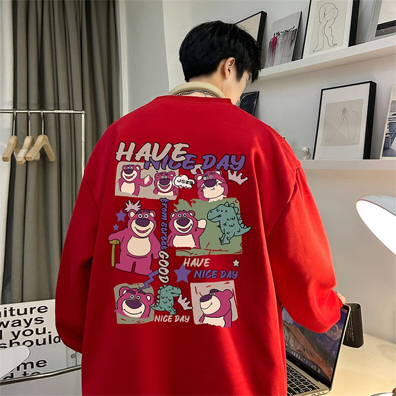 抖音得物供货可提供视频2024春季新款重磅美式卫衣DY5597,男装卫衣,电商A486