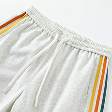 白底-美式高街短裤男夏季潮流宽松百搭五分裤9033-P32，男装休闲裤，电商B380（原B361）