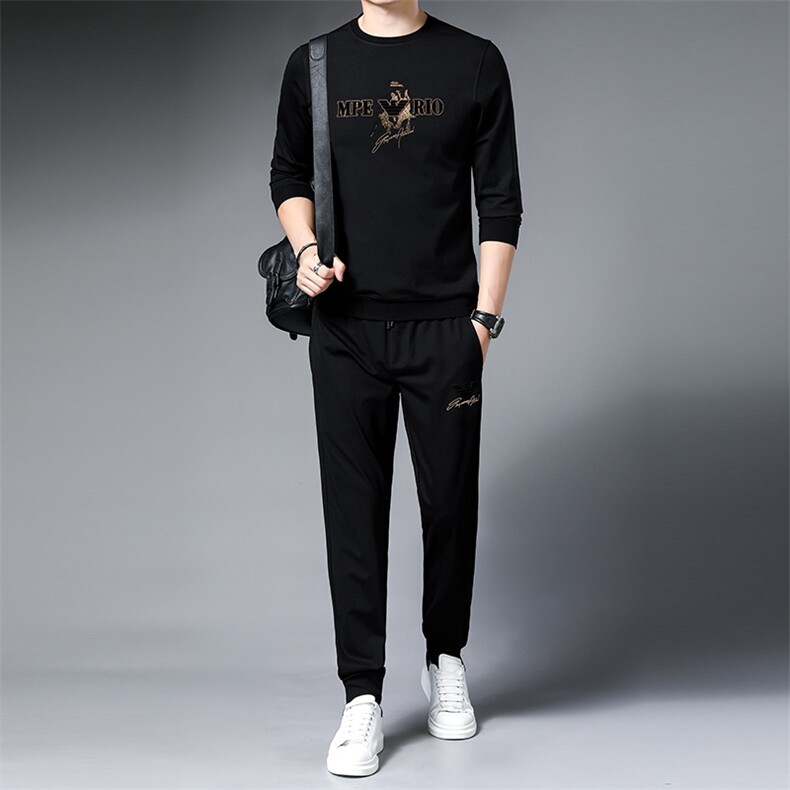 SA9627-2钱塘2020-2中青年男士新款时尚休闲帅气冬季卫衣P137,男装休闲套装,钱塘207-2