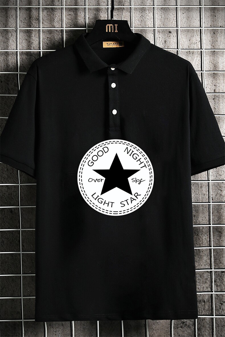 PL57008-P35翻领短袖polo衫男大码胖子半袖t恤男有领保罗衫,男装Polo衫,电商A040A
