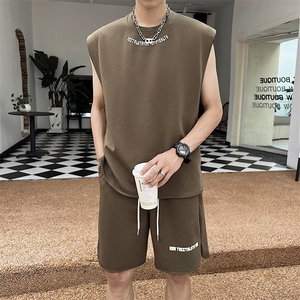 23年男士无袖套装 运动套装 A210-TZ8801-P75图片