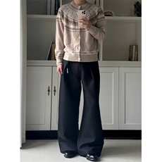 【现货】DMY39-批65美式潮牌开衫毛衣Cleanfit慵懒风软糯针织衫，男装针织衫/毛衣，星座603-2