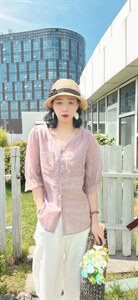 纯苎连衣裙小衫裤子裙子衬衣 时尚风 风淑女风休闲风,女装连衣裙,川哲