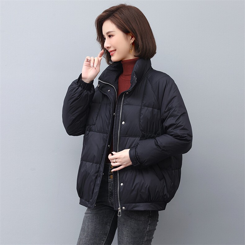 2022新款冬季保暖羽绒服女短款修身显瘦时尚外套,女装羽绒服,依恋蒂丝