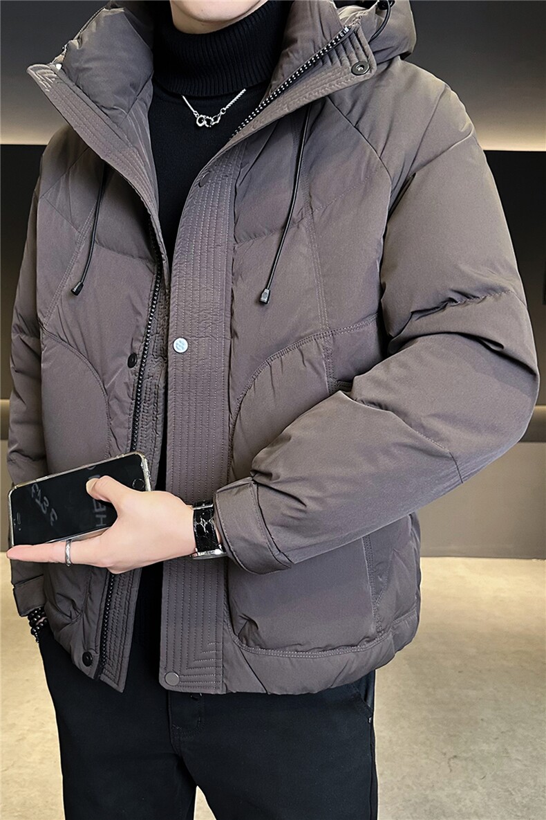 标50绒加厚款羽绒服男冬季2025新款连帽外套A313-66060-P235,男装羽绒服,电商A313