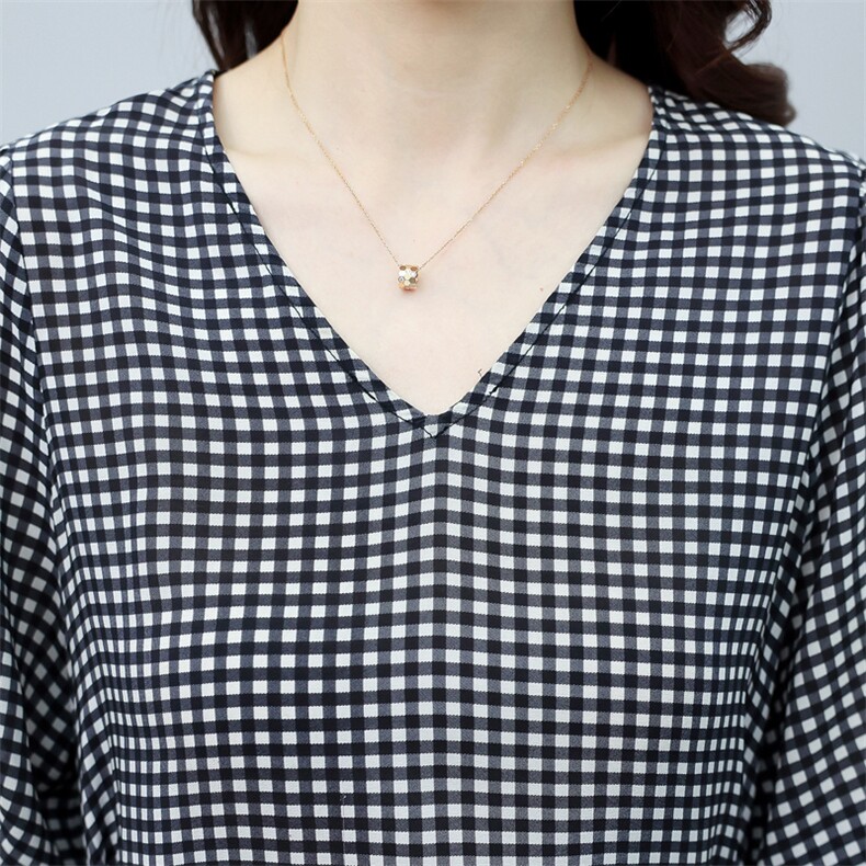 文艺连衣裙2025新款夏季女复古中年妈妈40岁气质棉绸法式格子长裙,女装连衣裙,媚琳依坊