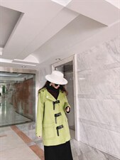 现货《双面羊绒》穿上上双面呢大衣。身体就如同呼吸般的自由。，其它，蓝衣可