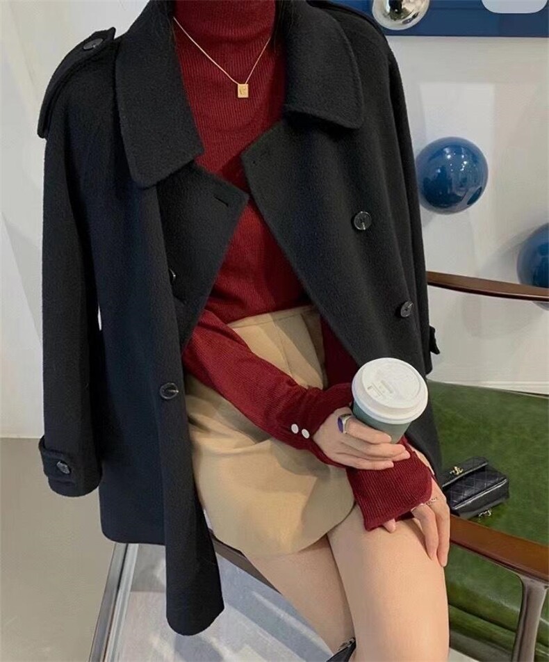 【现货】新款羊绒大衣，其它，Yibee