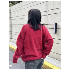 水貂绒毛衣女加厚秋冬气质保暖内搭慵懒宽松半高领打底针织衫，男装T恤，星座506A