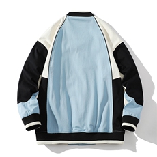 秋季宽松潮流休闲拼色棒球服情侣外套夹克EY3671-P75，男装夹克，电商B306