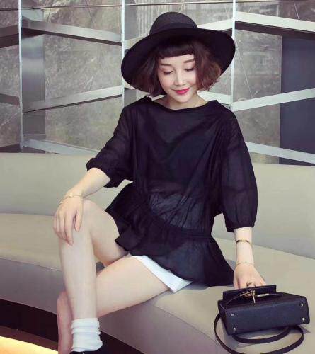 棉布小衫，女装，韩衣丑丑 HANYI·COCO