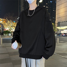 现货6509-P45大码控79春季大码宽松男士卫衣，男装卫衣，星座209
