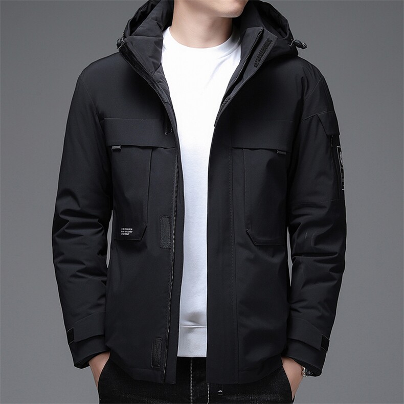 冬季新款中年羽绒服休闲可脱卸帽男士冬装外套男DFLDY6006-P285,男装羽绒服,电商B212（原钱塘6029）