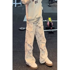 痞帅炸街裤子男高级感穿搭潮流气质无品牌时尚新款K3052，男装休闲裤，星座1116A（原606A-3）