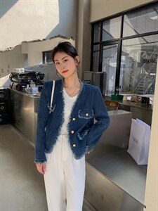 2022春装，深度服饰小香风上衣图片