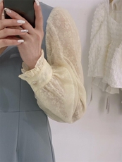 拼纱连衣裙，女装连衣裙，驿谷