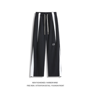 夏季新款美式撞色拼接刺绣设计速干休闲裤B315-K25454-特p35控68图片