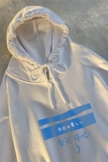 WY2033-P35加绒款-P40纯棉连帽卫衣男大码运动帽衫宽松薄外套男，男装卫衣，电商A040