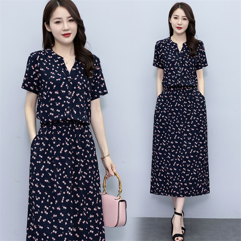 连体裤女夏季2024新款宽松收腰显瘦减龄碎花棉麻阔腿裤连衣裤,女装连衣裙,木橙西子