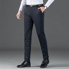 男士加厚保暖羽绒裤冬季2023新款白鹅绒商务休闲长裤子中年男装，男装棉裤，电商B212（原钱塘6029）