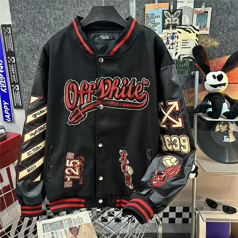 1506-1/JA2381/P76美式棒球服高街潮流特外套毛呢运动休闲夹克男,男装夹克,星座1506-1