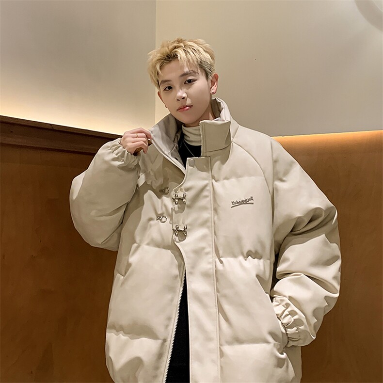 冬季男PU皮衣飞机扣棉服外套棉衣M1603P100直播,男装皮衣,星座1904A-1
