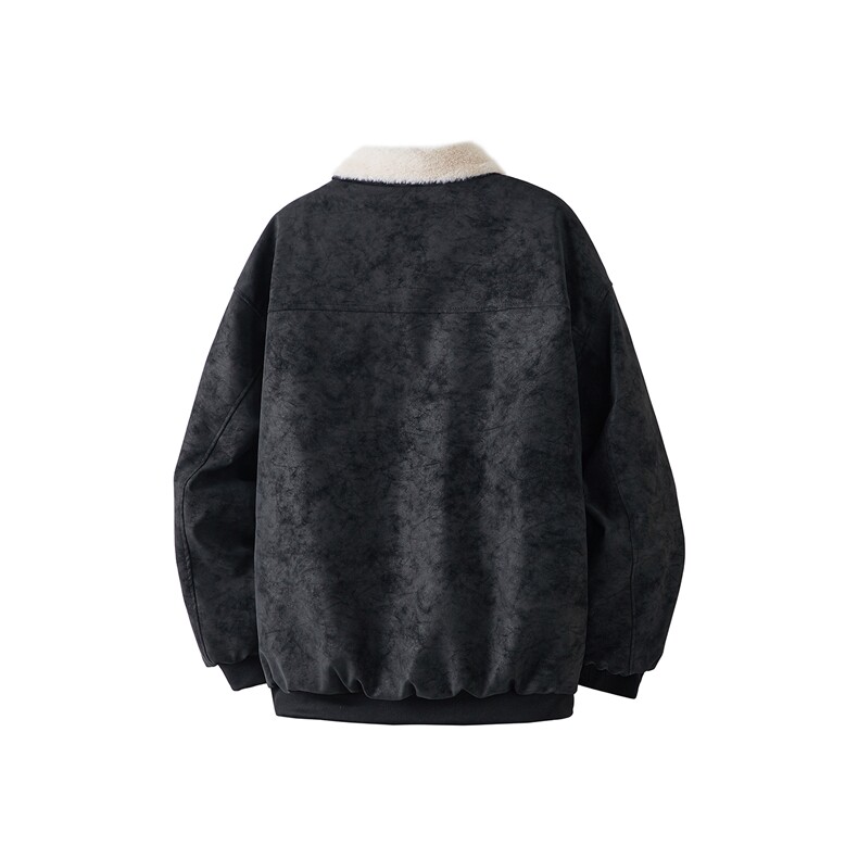 PY5552-P85特冬季PU皮棉服兔毛加绒加厚保暖棉衣,男装棉衣,电商D232