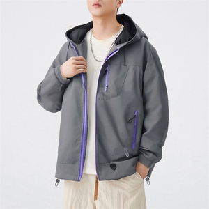 中性风户外夹克男连帽纯色上衣冲锋衣外套DSA157B-JK7870-P65图片 中性风户外夹克男连帽纯色上衣冲锋衣外套DSA157B-JK7870-P65图片