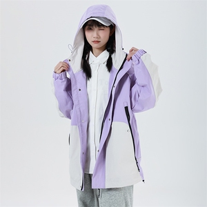 无影墙 时尚连帽冲锋衣外套夹克 团体班服图片